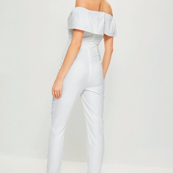 Missguided White Jumpsuit US4 - Picture 2 of 2